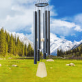HindCraft Large Hanging Black Wind Chime for Home, Garden, Balcony & Patio Décor