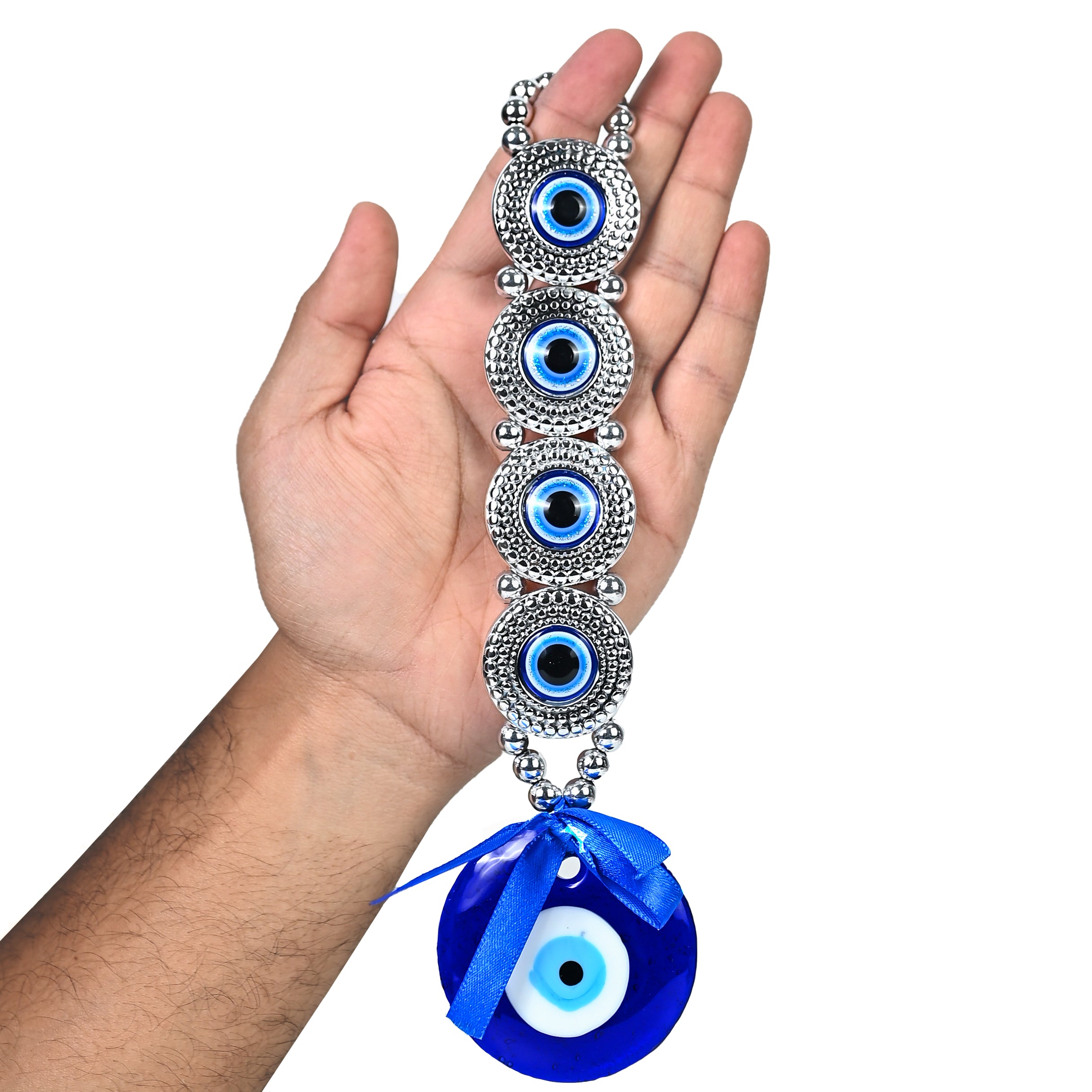 HindCraft Multi Evil Eye Wall Hanging for Home, Office & Car