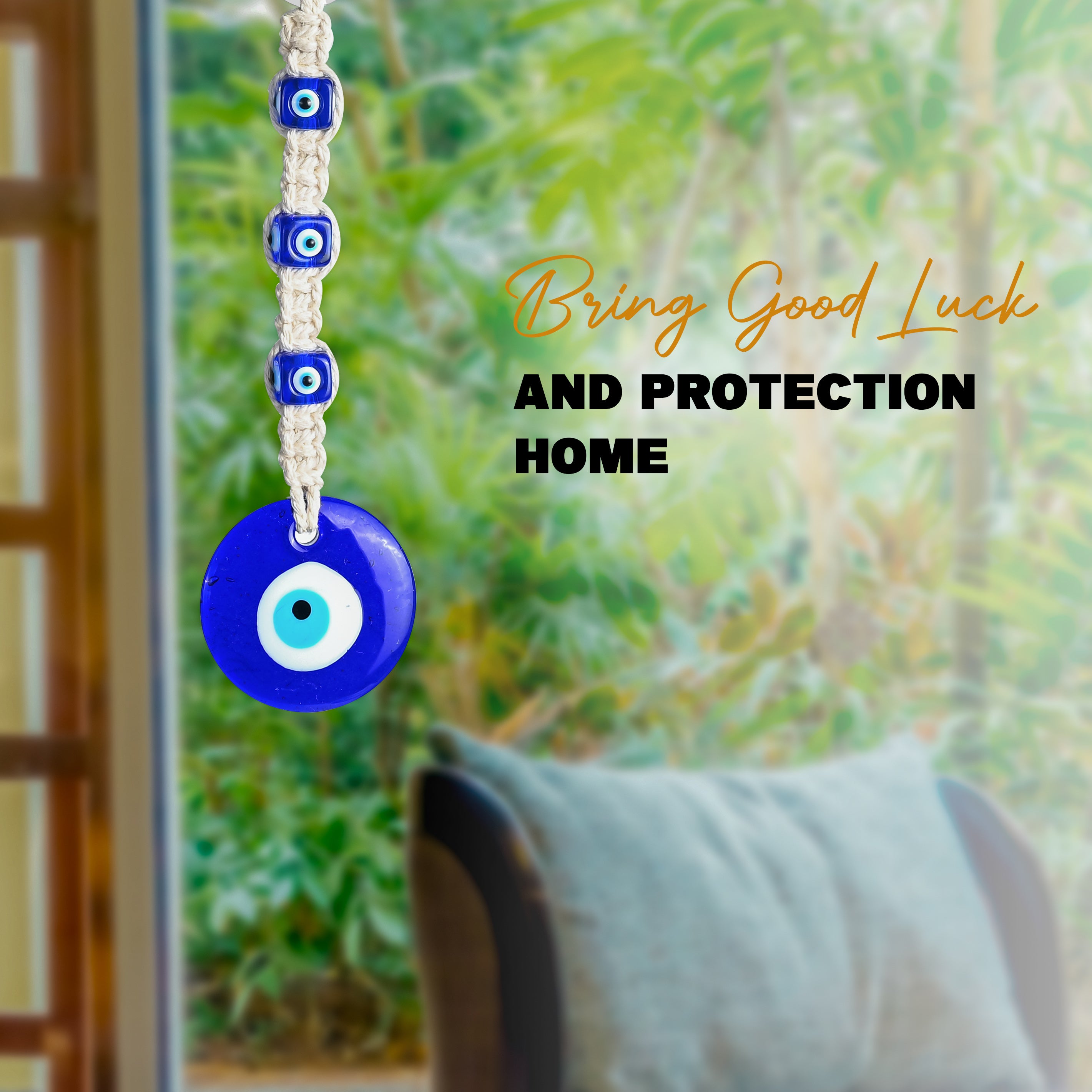HindCraft Turkish Evil Eye Door Hanging for Home, Office & Car