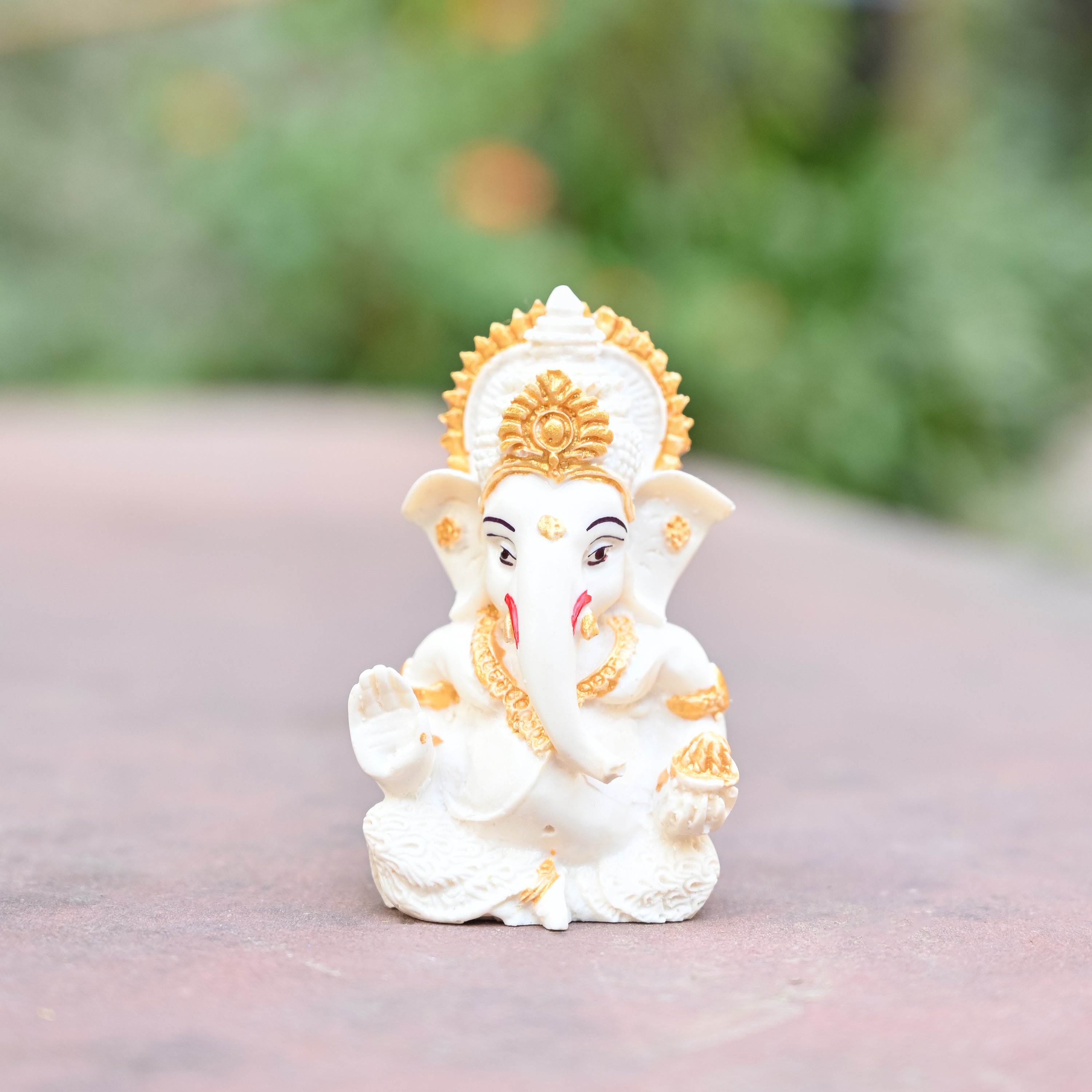 HindCraft Lord Ganesha Idol for Car Dashboard, Home & Office Decor