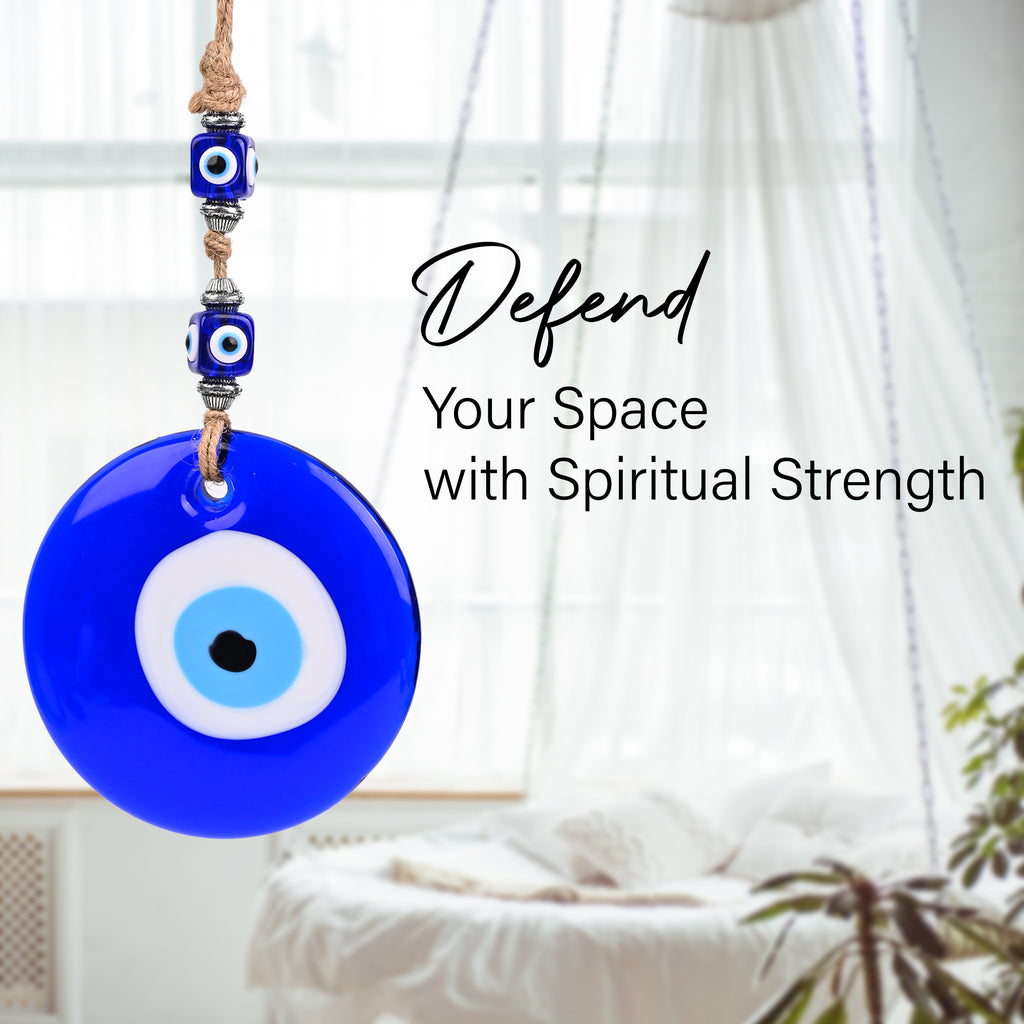 HindCraft Large Evil Eye Wall Hanging for Home Decor