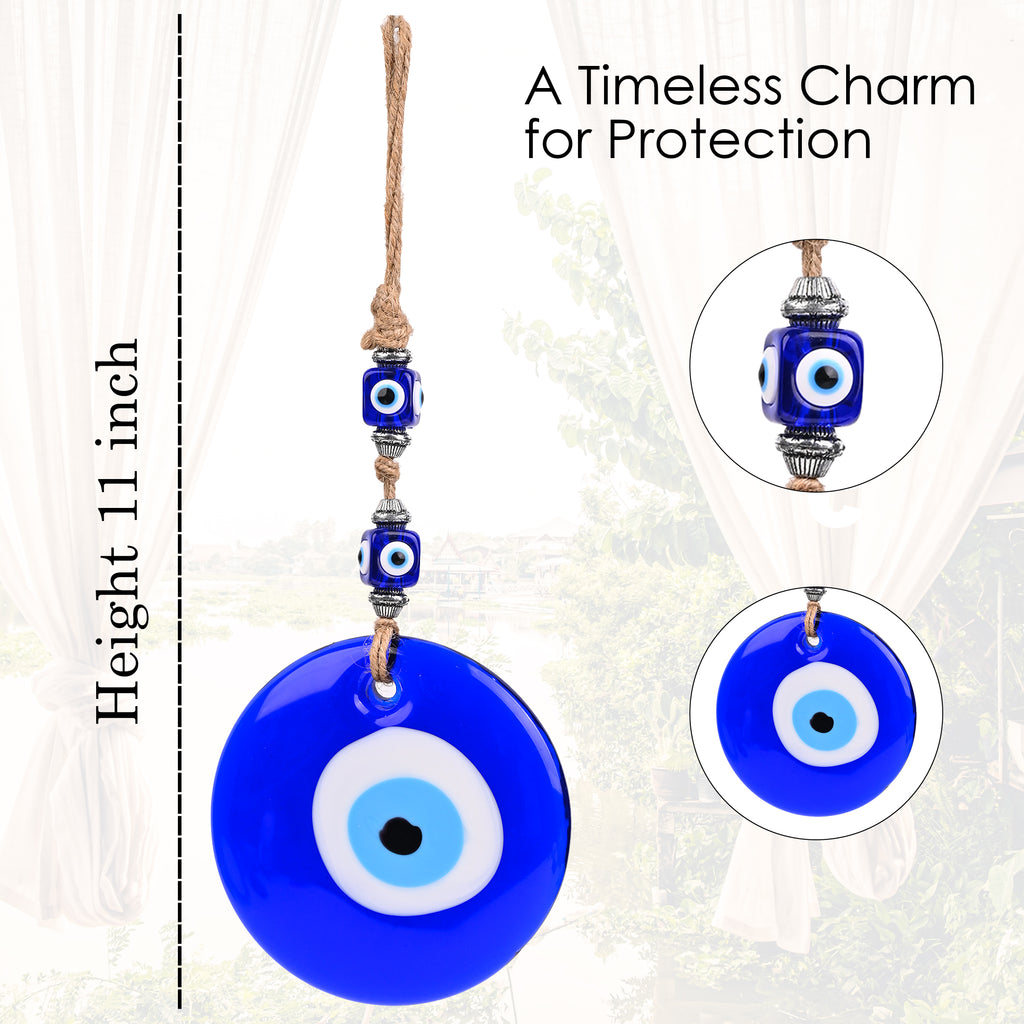 HindCraft Large Evil Eye Wall Hanging for Home Decor