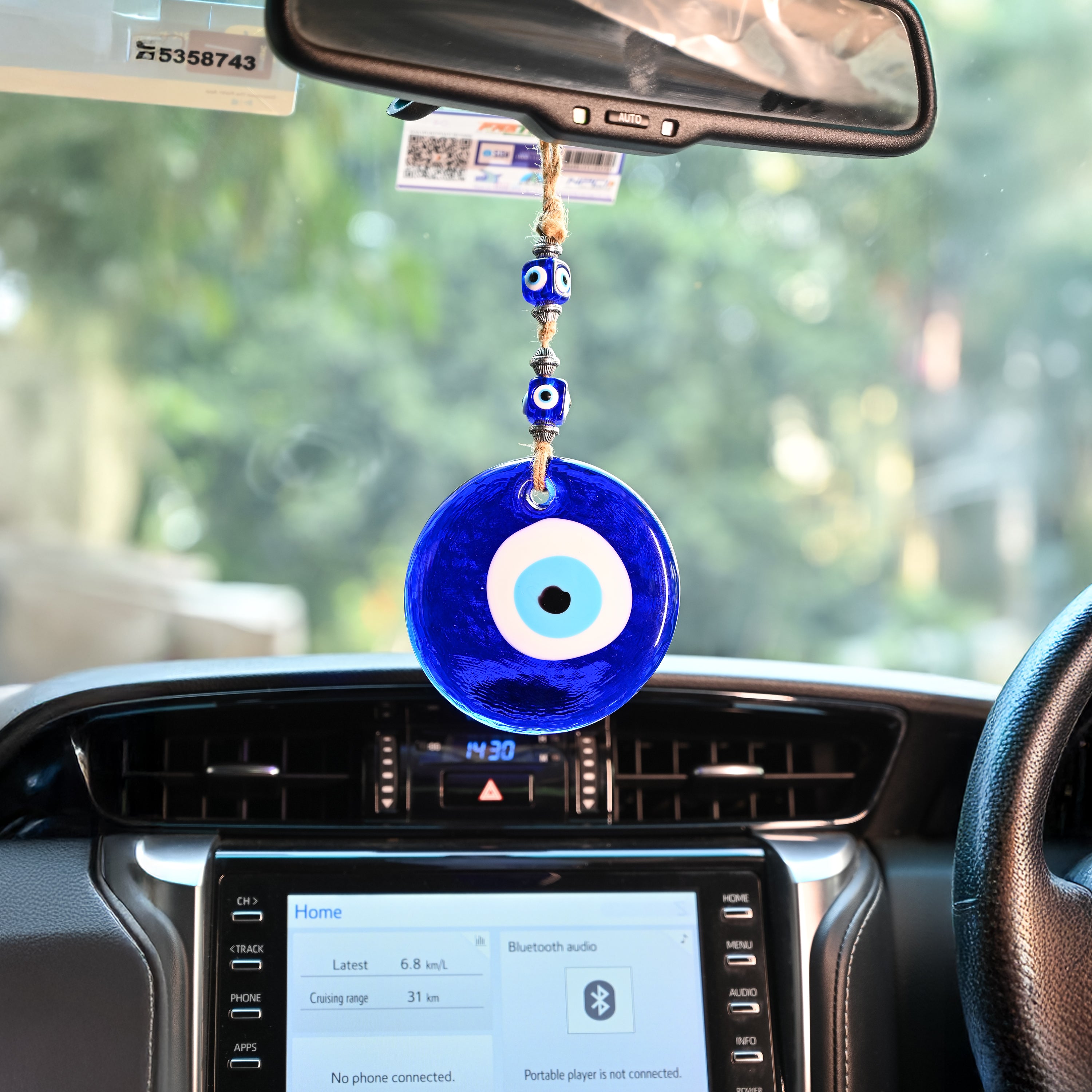 HindCraft Large Evil Eye Wall Hanging for Home Decor