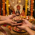 HindCraft Bal Hanuman Car Dashboard Idol with Gada | Cute Baby Hanuman Resin Showpiece for Home, Office & Temple