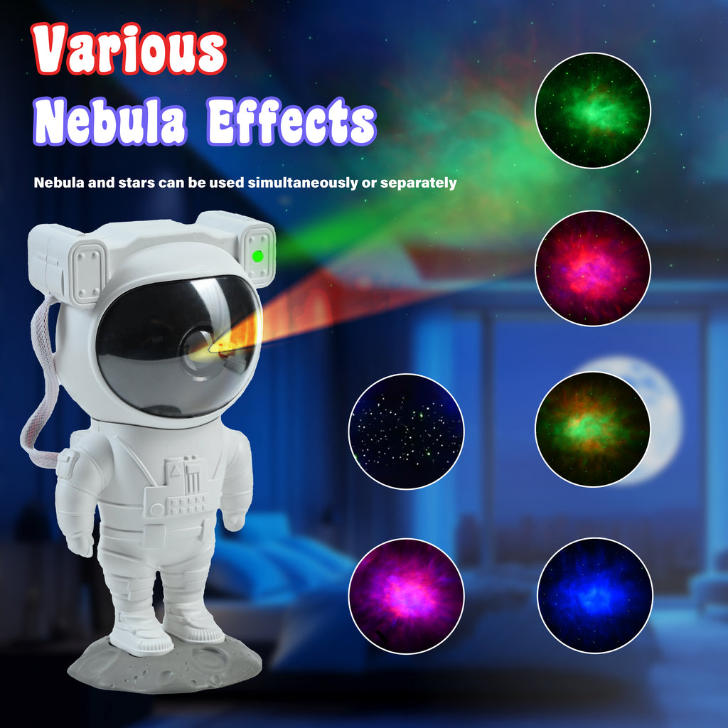 HindCraft Astronaut Galaxy Projector Night Lamp for Kids’ Bedroom Décor