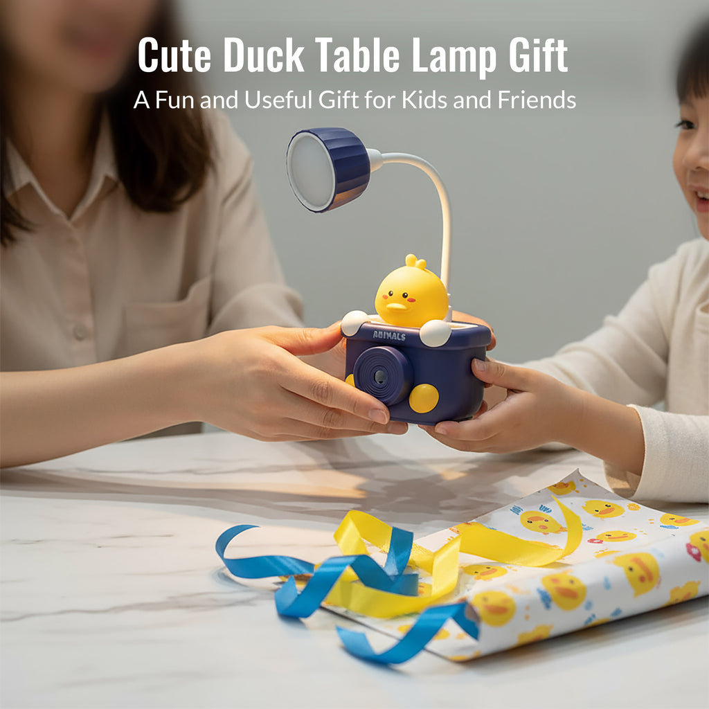 HindCraft Cute Animal LED Desk Lamp with Pen Holder, Pencil Organizer for Kids Study Table, Office Desk & Bedroom