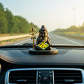 HindCraft Baby Shiva Meditating Statue with Trishul God Idol