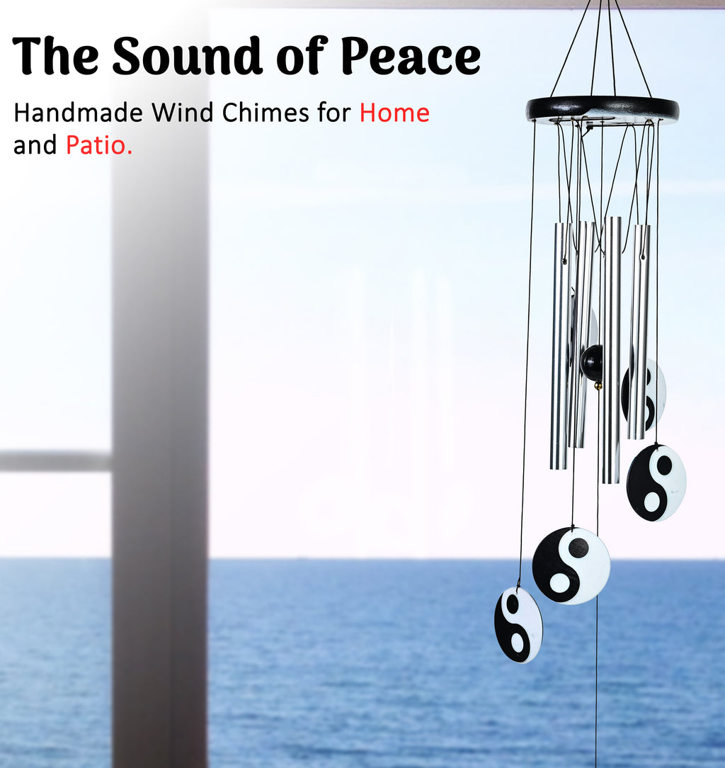 HindCraft Metal Wind Chime 24 Inch for Home, Balcony & Garden Decor
