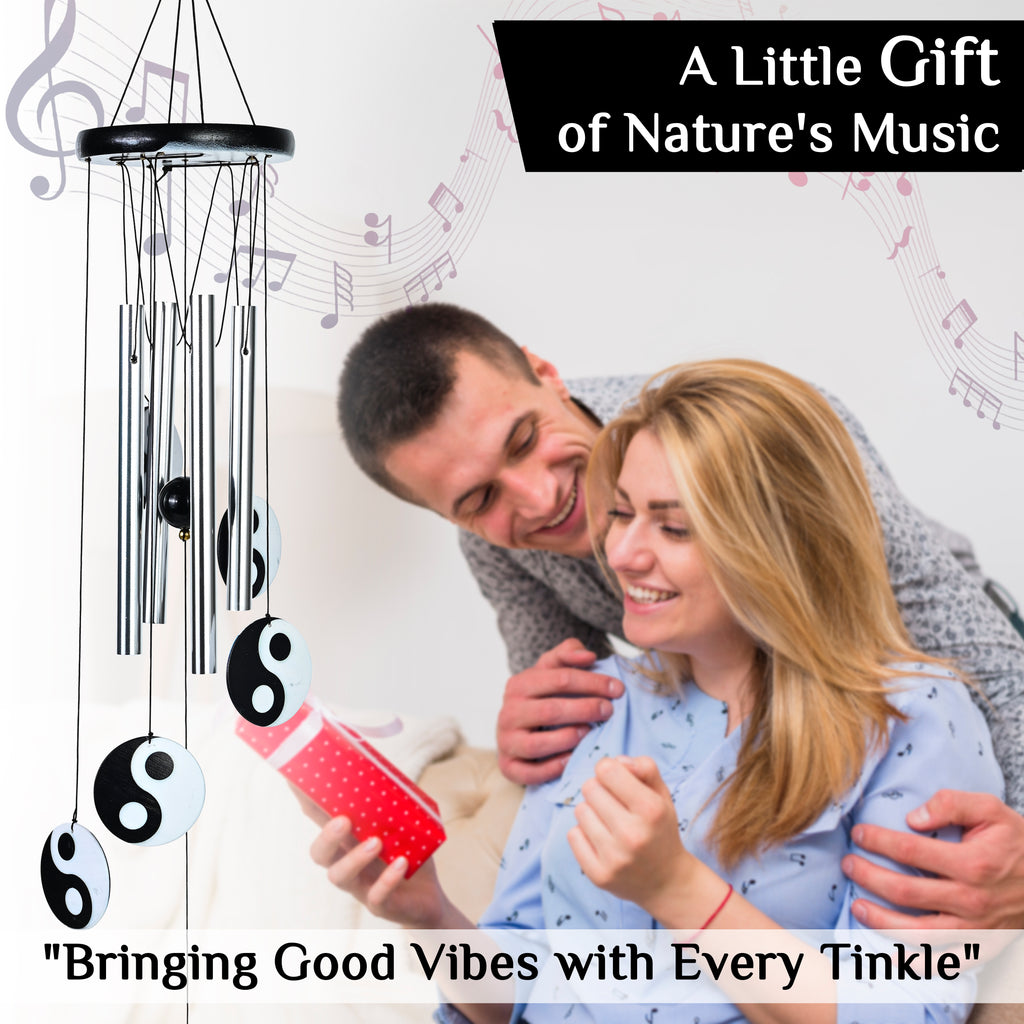 HindCraft Metal Wind Chime 24 Inch for Home, Balcony & Garden Decor