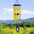 HindCraft Golden Metal Wind Chime – Hanging Wind Chime for Home, Balcony & Garden Decor