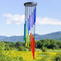 HindCraft Rainbow Metal Wind Chime – Colorful Hanging Wind Chime for Home, Balcony & Garden Decor