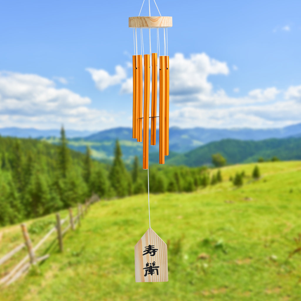 HindCraft Wooden Metal Wind Chime for Home, Garden & Balcony Décor